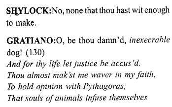 Merchant of Venice Act 4, Scene 1 Translation Meaning Annotations 12