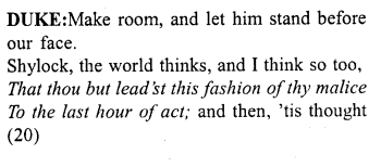 Merchant of Venice Act 4, Scene 1 Translation Meaning Annotations 2