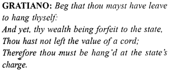 Merchant of Venice Act 4, Scene 1 Translation Meaning Annotations 34