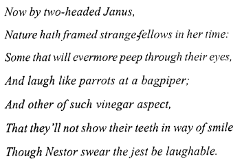 Merchant of Venice Workbook Answers Act 1 - Passages with Reference to the Context 5