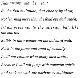 Merchant of Venice Workbook Answers Act 2 - Passages with Reference to the Context 19