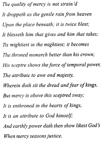 Merchant of Venice Workbook Answers Act 4 - Passages with Reference to the Context 10