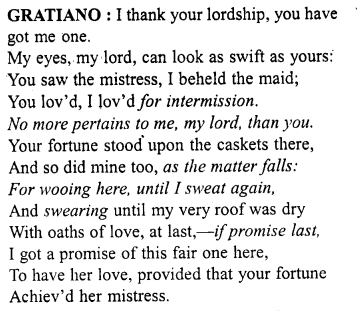 Merchant of Venice Workbook Answers Act III, Scene II 16