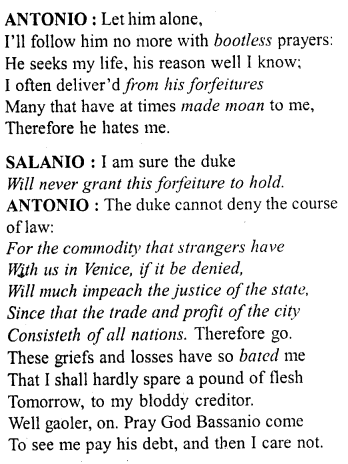 Merchant of Venice Workbook Answers Act III, Scene III 1