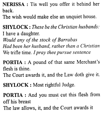 Merchant of Venice Workbook Answers Act IV, Scene I 15