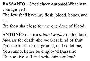 Merchant of Venice Workbook Answers Act IV, Scene I 7