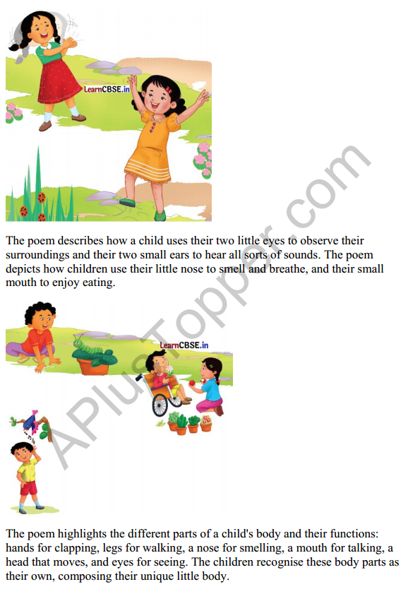 Mridang Class 1 English Solutions Chapter 1 Two Little Hands 10