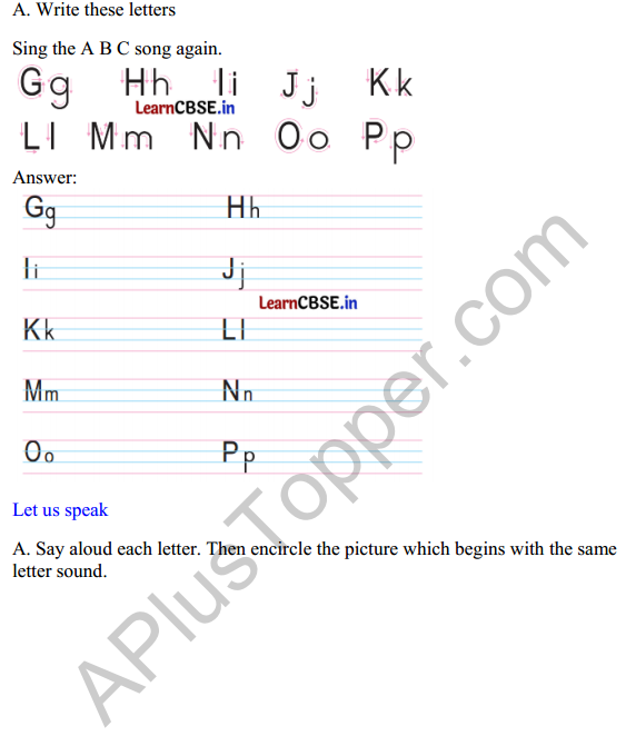 Mridang Class 1 English Solutions Chapter 2 Greetings 2