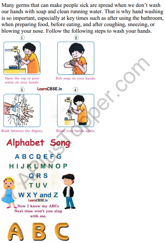 Mridang Class 1 English Worksheet Chapter 1 Two Little Hands 4