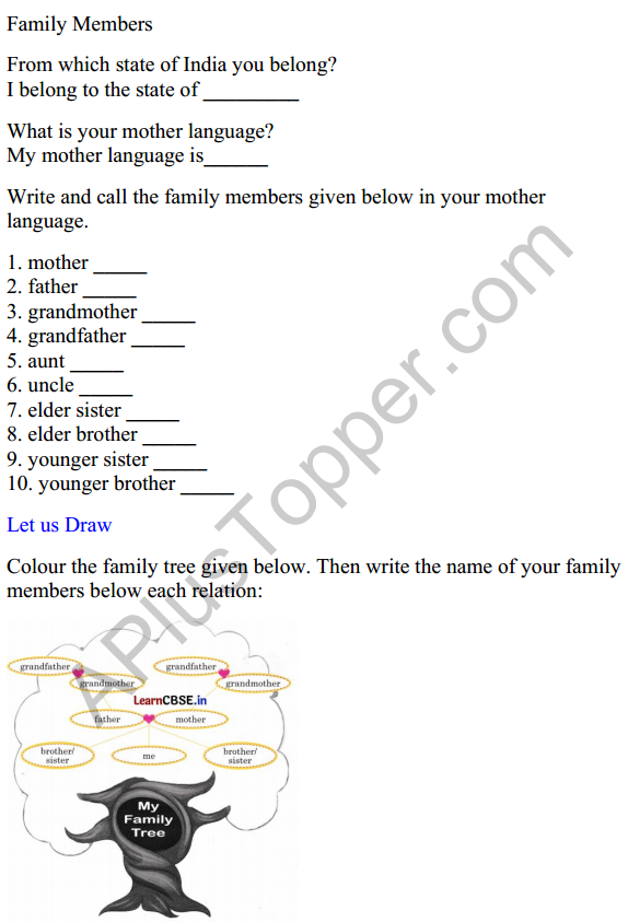 Mridang Class 1 English Worksheet Chapter 2 Greetings 15