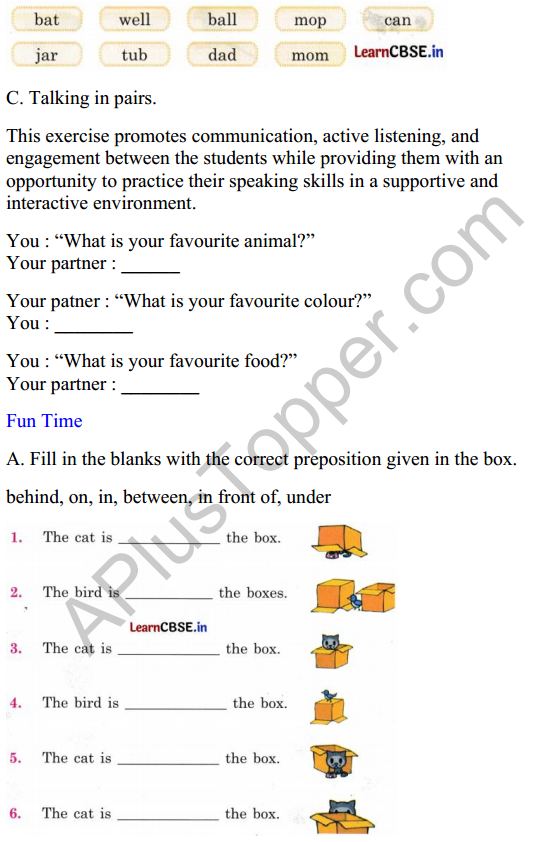 Mridang Class 1 English Worksheet Chapter 5 A Farm 5