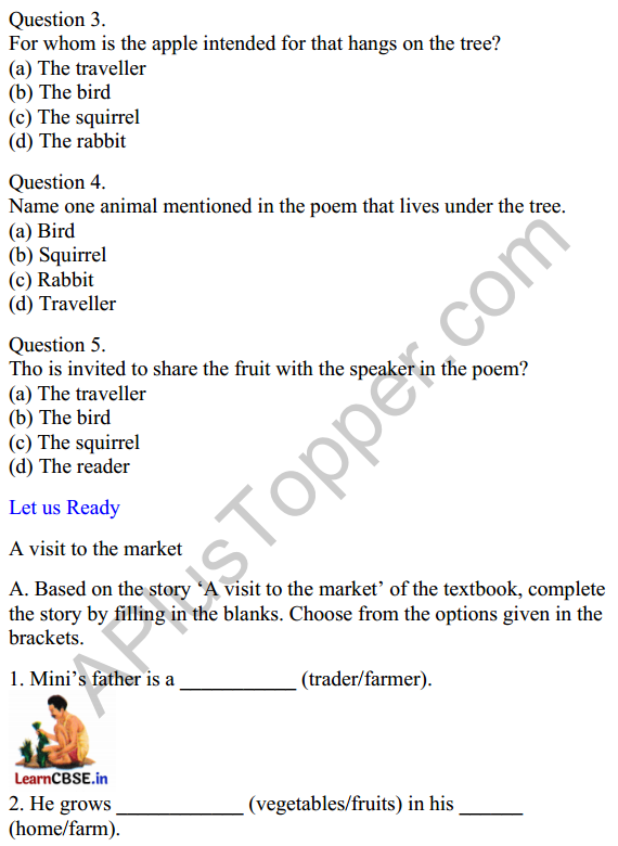 Mridang Class 1 English Worksheet Chapter 6 Fun with Pictures 3