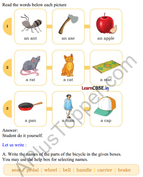 Mridang Class 2 English Solutions Chapter 1 My Bicycle 2