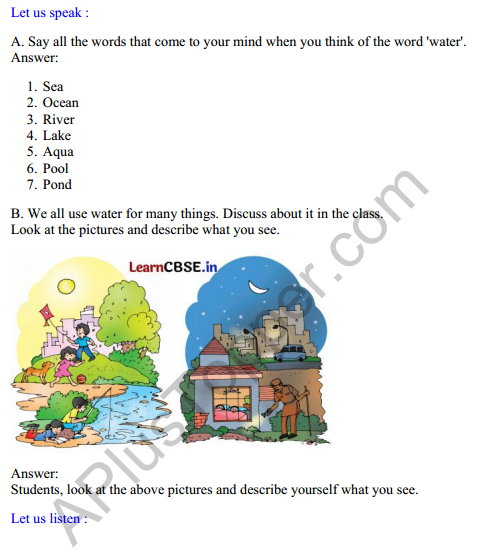 Mridang Class 2 English Solutions Chapter 12 Little Drops of Water 1