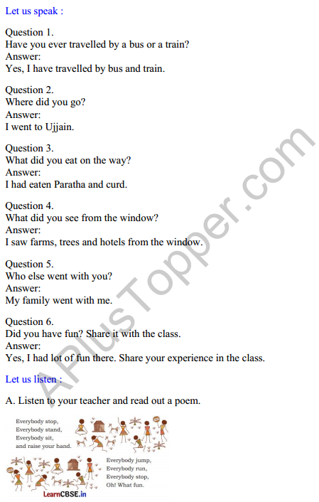 Mridang Class 2 English Solutions Chapter 5 Come Back Soon 1