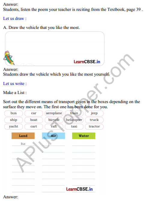 Mridang Class 2 English Solutions Chapter 5 Come Back Soon 2