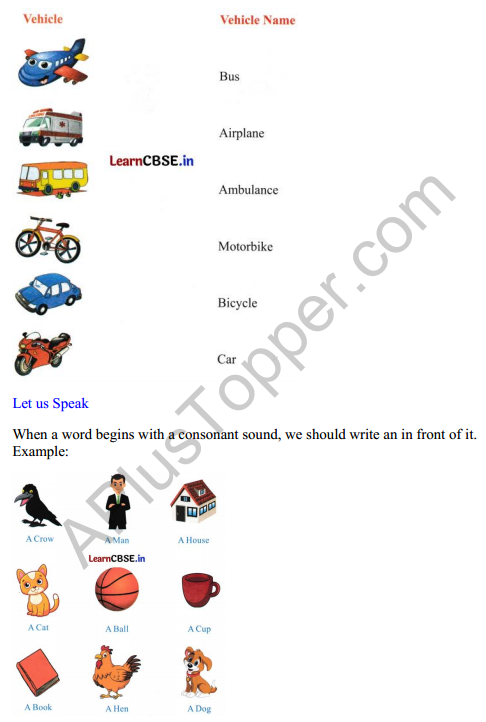 Mridang Class 2 English Worksheet Chapter 1 My Bicycle 2