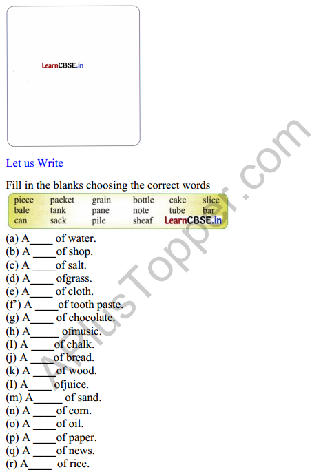 Mridang Class 2 English Worksheet Chapter 12 Little Drops of Water 2