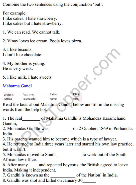 Mridang Class 2 English Worksheet Chapter 13 We Are All Indians 4