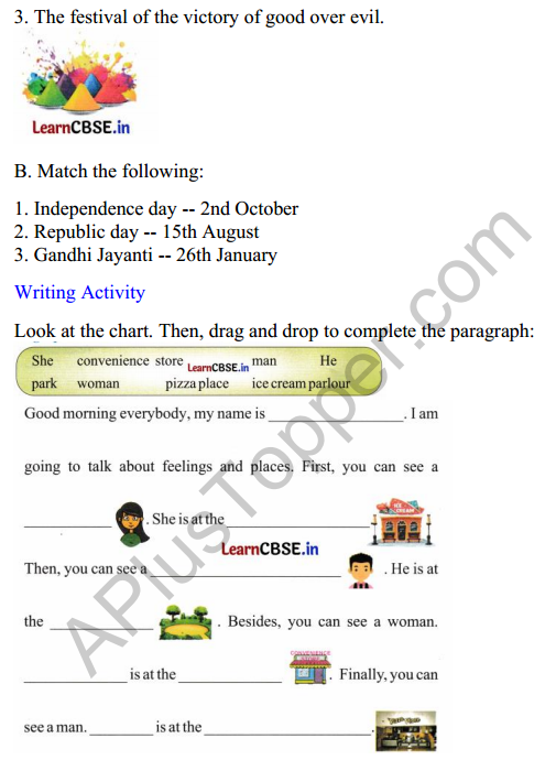 Mridang Class 2 English Worksheet Chapter 13 We Are All Indians 6