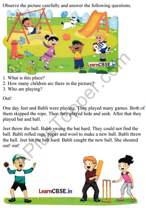 Mridang Class 2 English Worksheet Chapter 2 Picture Reading 1