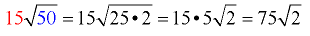 Multiplication and Division of Radicals 4