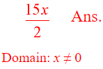 Multiplying and Dividing Algebraic Fractions 8