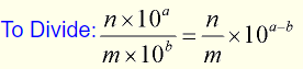 Multiplying and Dividing Scientific Notation 1