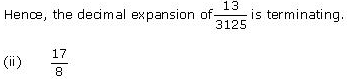 NCERT Solutions for Class 10 Maths Chapter 1 Real Numbers 17(i)