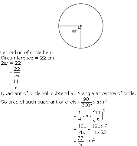 NCERT Solutions for Class 10 Maths Chapter 12 Areas Related to Circles ex 12.2 2s