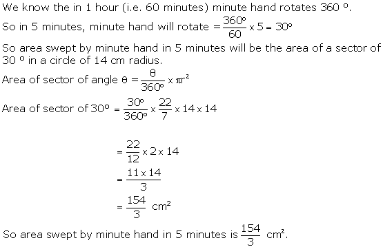 NCERT Solutions for Class 10 Maths Chapter 12 Areas Related to Circles ex 12.2 3s