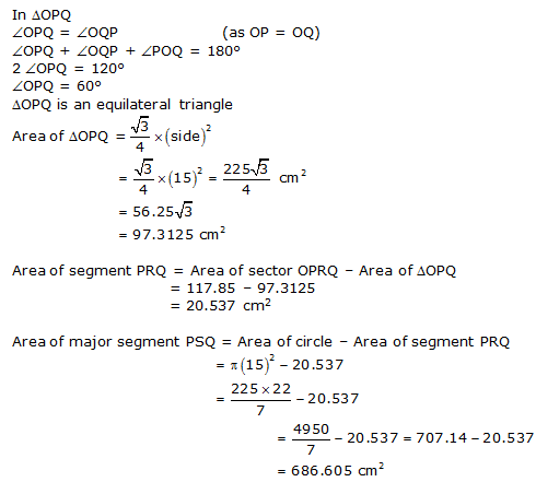 NCERT Solutions for Class 10 Maths Chapter 12 Areas Related to Circles ex 12.2 6s1