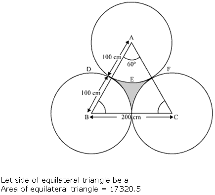 NCERT Solutions for Class 10 Maths Chapter 12 Areas Related to Circles ex 12.3 10s