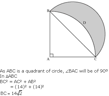 NCERT Solutions for Class 10 Maths Chapter 12 Areas Related to Circles ex 12.3 15s