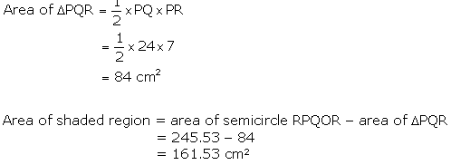 NCERT Solutions for Class 10 Maths Chapter 12 Areas Related to Circles ex 12.3 1s1