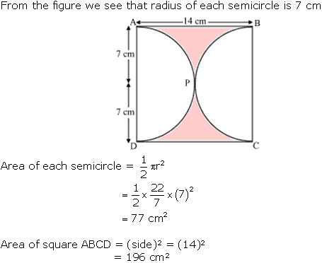 NCERT Solutions for Class 10 Maths Chapter 12 Areas Related to Circles ex 12.3 3s