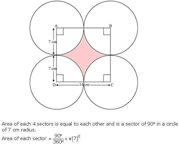 NCERT Solutions for Class 10 Maths Chapter 12 Areas Related to Circles ex 12.3 7s