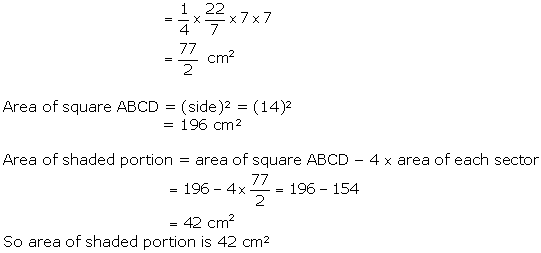 NCERT Solutions for Class 10 Maths Chapter 12 Areas Related to Circles ex 12.3 7s1