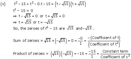 NCERT Solutions for Class 10 Maths Chapter 2 Polynomials 7