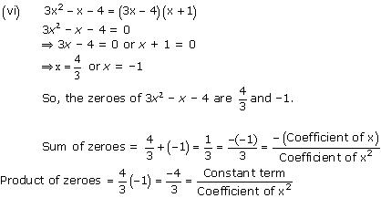 NCERT Solutions for Class 10 Maths Chapter 2 Polynomials 8