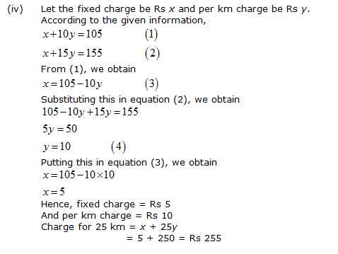 NCERT Solutions for Class 10 Maths Chapter 3 Pair of Linear Equations in Two Variables 52