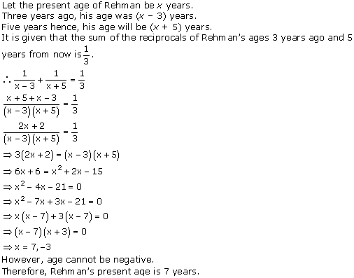 NCERT Solutions for Class 10 Maths Chapter 4 Quadratic Equations 21