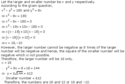 NCERT Solutions for Class 10 Maths Chapter 4 Quadratic Equations 24