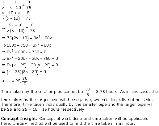 NCERT Solutions for Class 10 Maths Chapter 4 Quadratic Equations 27