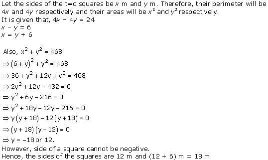 NCERT Solutions for Class 10 Maths Chapter 4 Quadratic Equations 29