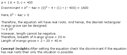 NCERT Solutions for Class 10 Maths Chapter 4 Quadratic Equations 34