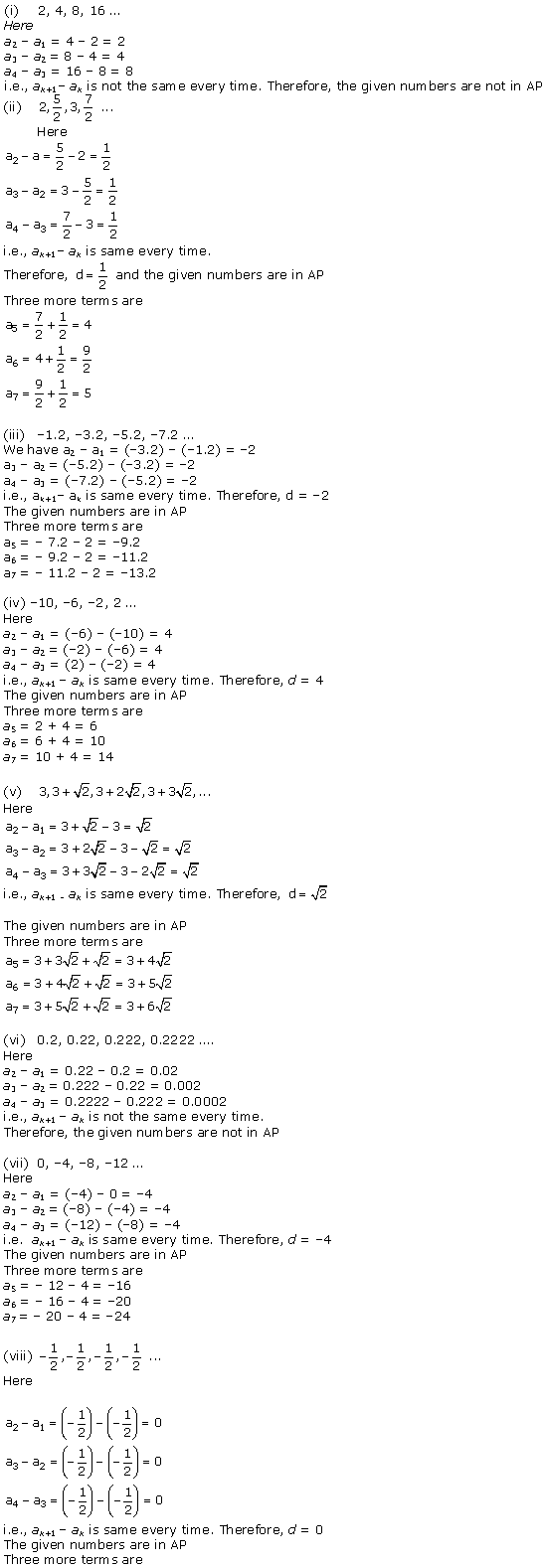 NCERT Solutions for Class 10 Maths Chapter 5 Arithmetic Progressions 4