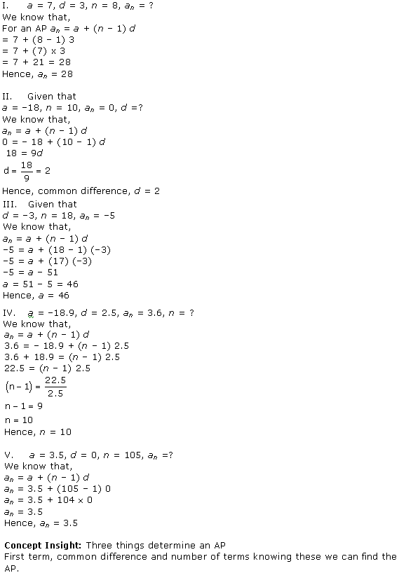 NCERT Solutions for Class 10 Maths Chapter 5 Arithmetic Progressions 6