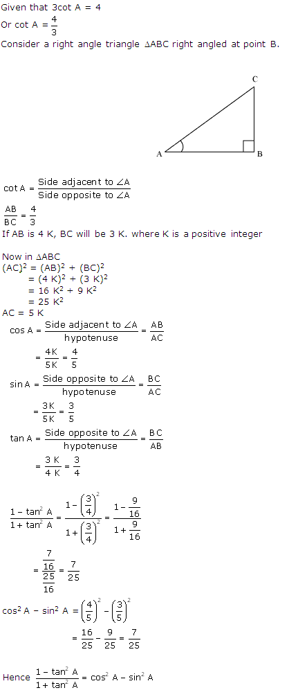 NCERT Solutions for Class 10 Maths Chapter 8 Introduction to Trigonometry 11