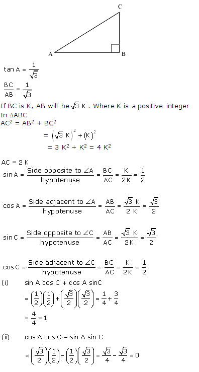 NCERT Solutions for Class 10 Maths Chapter 8 Introduction to Trigonometry 12